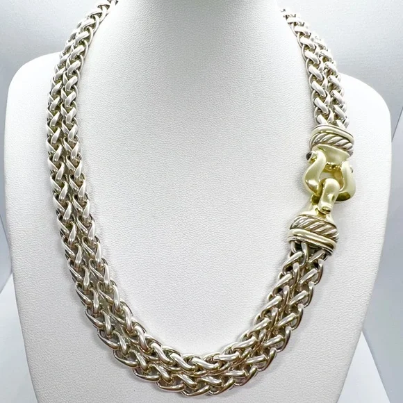 David Yurman Jewelry David Yurman Gold Buckle Double Wheat